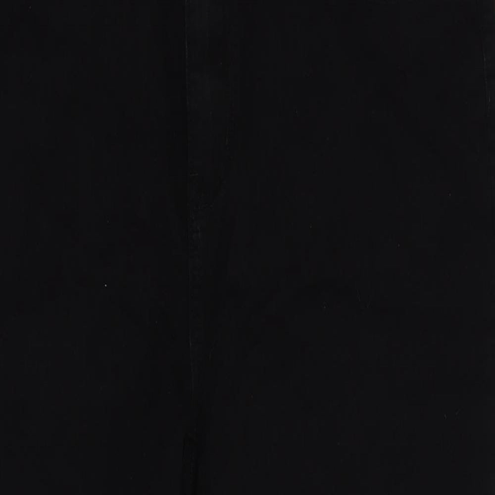 SheIn Womens Black  Cotton Skinny Jeans Size XL L28 in Regular Button