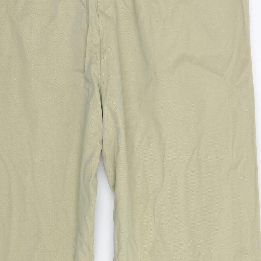 Samuel Windsor Mens Beige  Cotton Straight Jeans Size 38 in L30 in Regular Button
