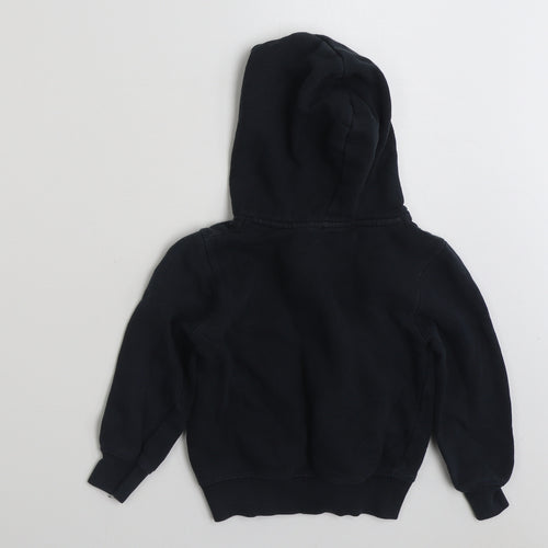 La Redoute Boys Blue  Cotton Pullover Hoodie Size 5 Years  Pullover - CAP' OU & PAS CAP'