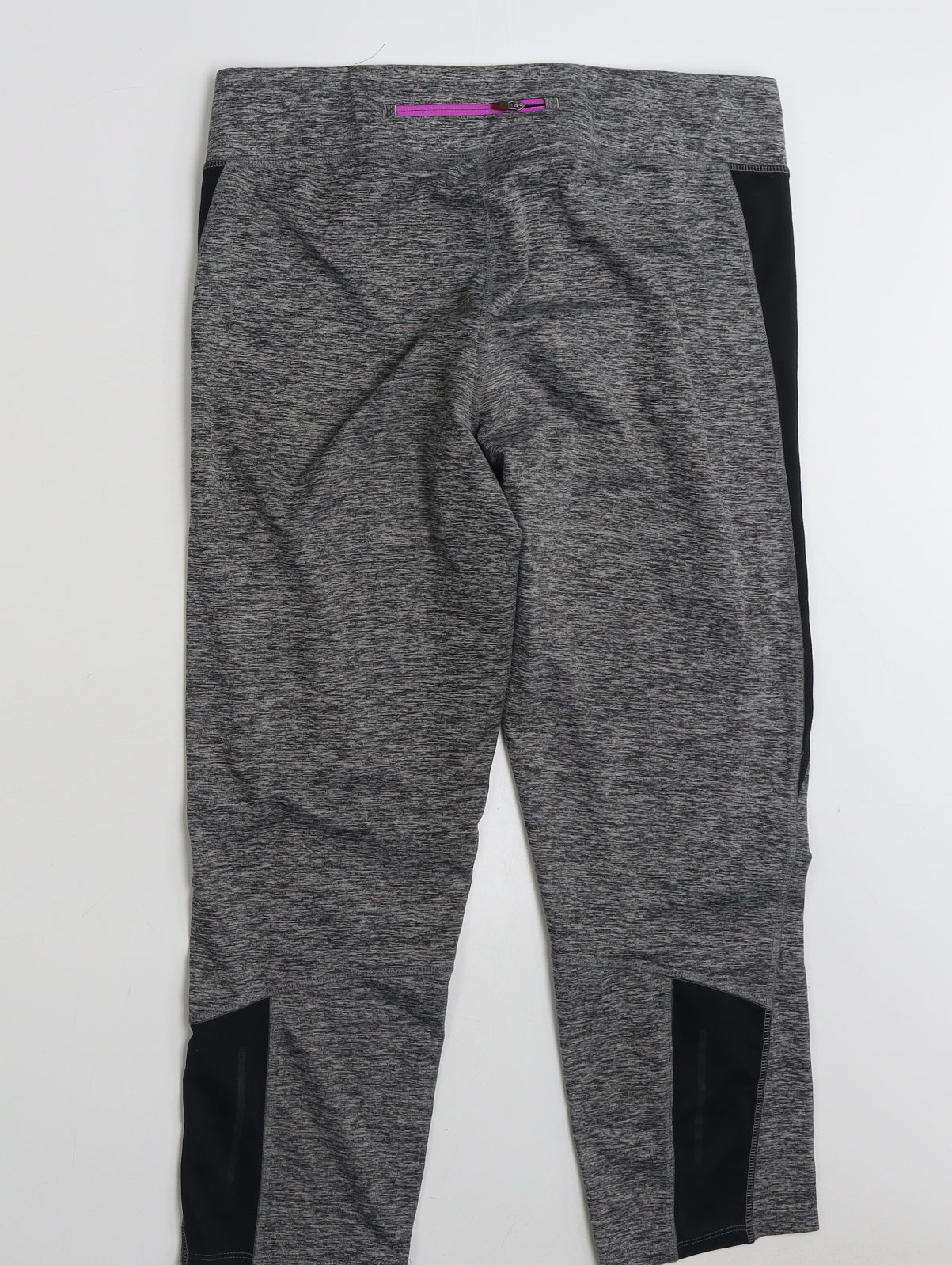 Dunnes Stores Womens Grey  Polyester Compression Leggings Size 14 L21 in Athletic