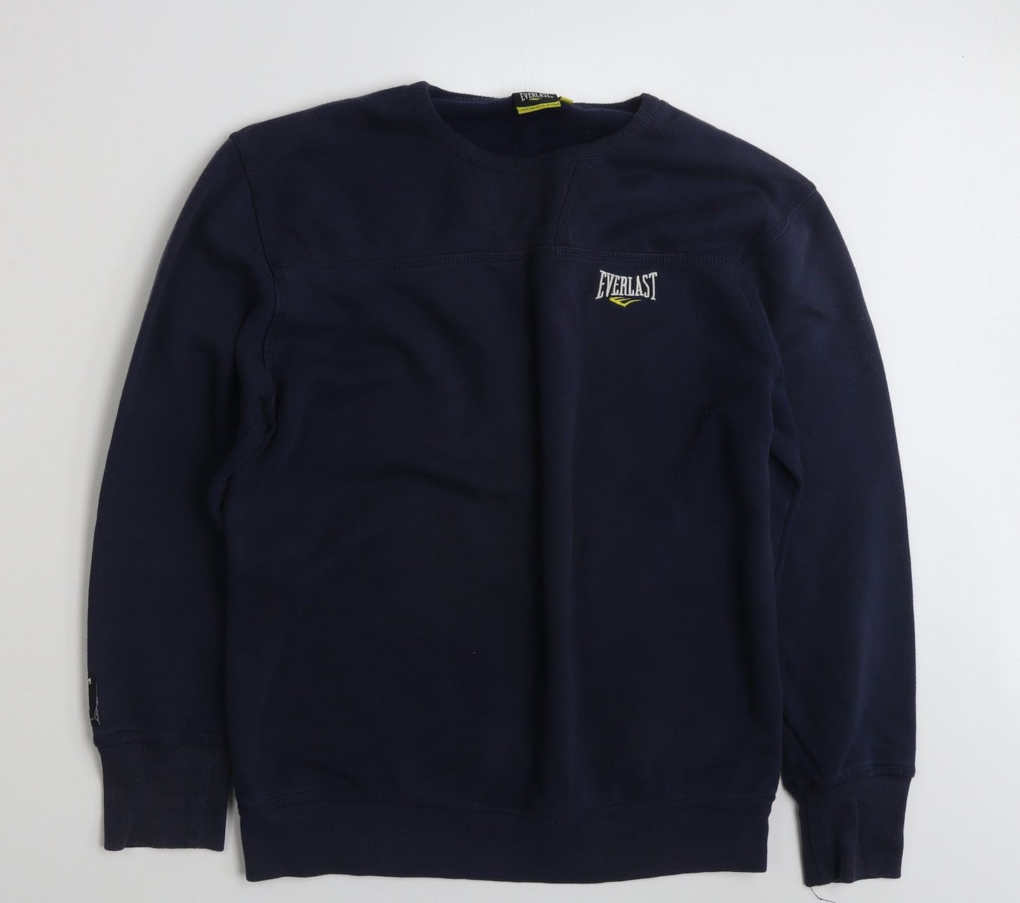 Everlast Mens Blue  Cotton Pullover Sweatshirt Size M