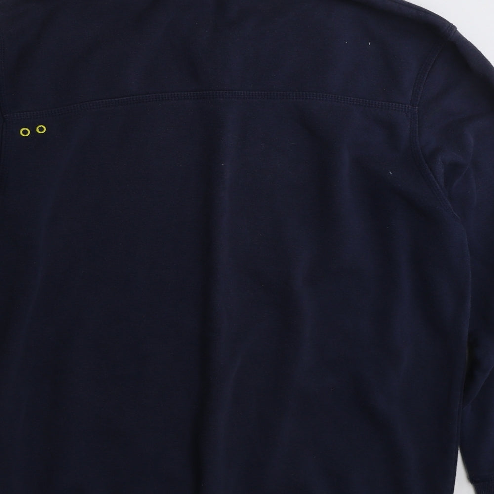 Everlast Mens Blue  Cotton Pullover Sweatshirt Size M