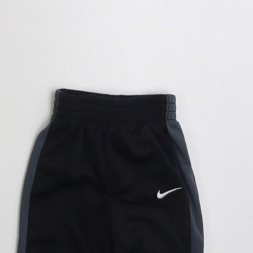 Nike Baby Black  100% Polyester Jogger Leggings Size 12 Months