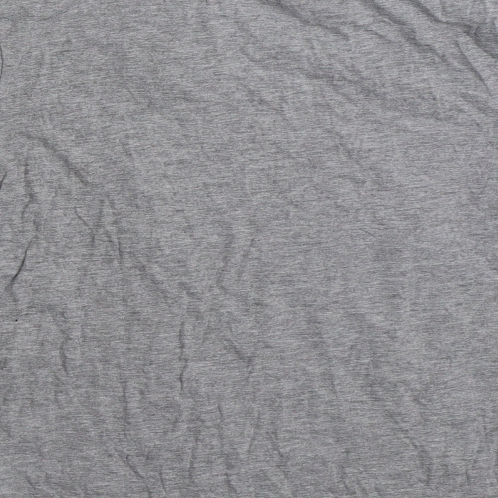 Blue Zoo Boys Grey  Cotton Basic T-Shirt Size 5-6 Years Crew Neck Pullover - Rah!