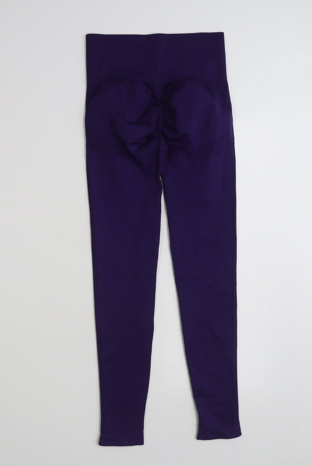 Preworn Womens Purple  Nylon Compression Leggings Size S L25 in Athletic