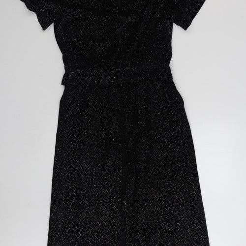 F&F Girls Black  Polyester Jumpsuit One-Piece Size 12-13 Years  Pullover
