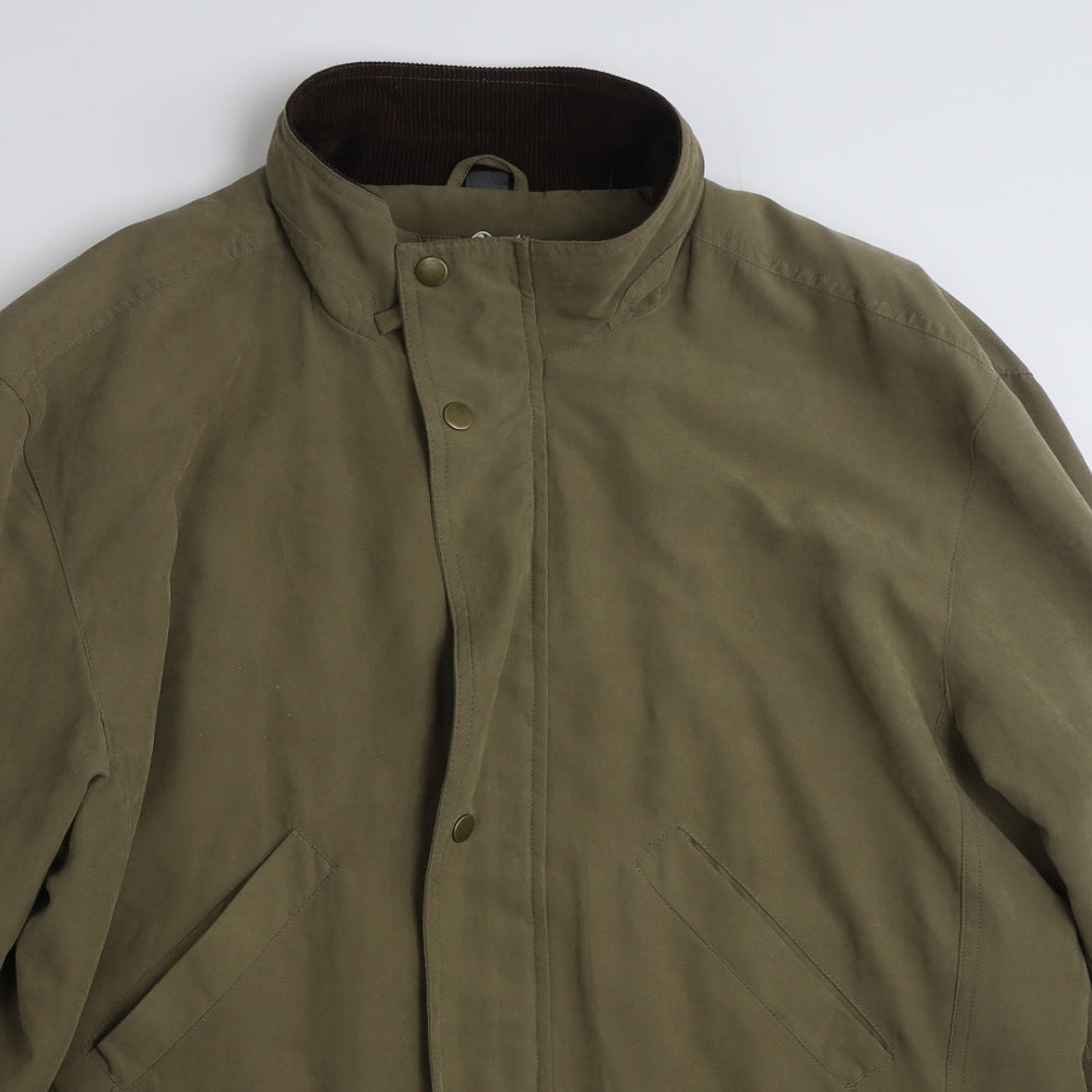Skopes Mens Brown   Jacket Coat Size L  Zip