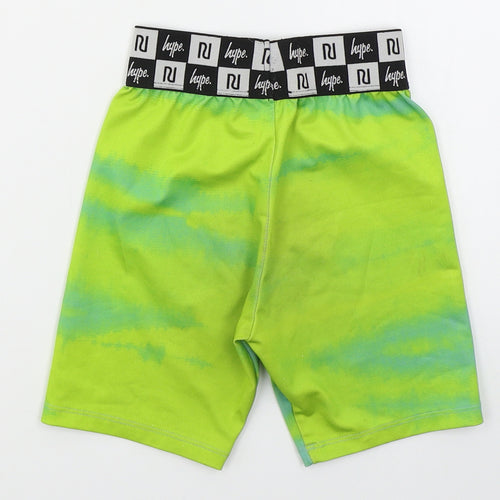 River Island Girls Green  Polyester Biker Shorts Size 7-8 Years  Regular