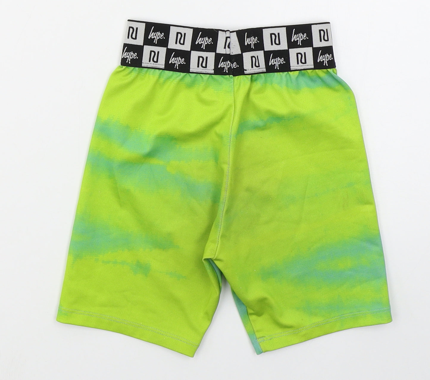 River Island Girls Green  Polyester Biker Shorts Size 7-8 Years  Regular