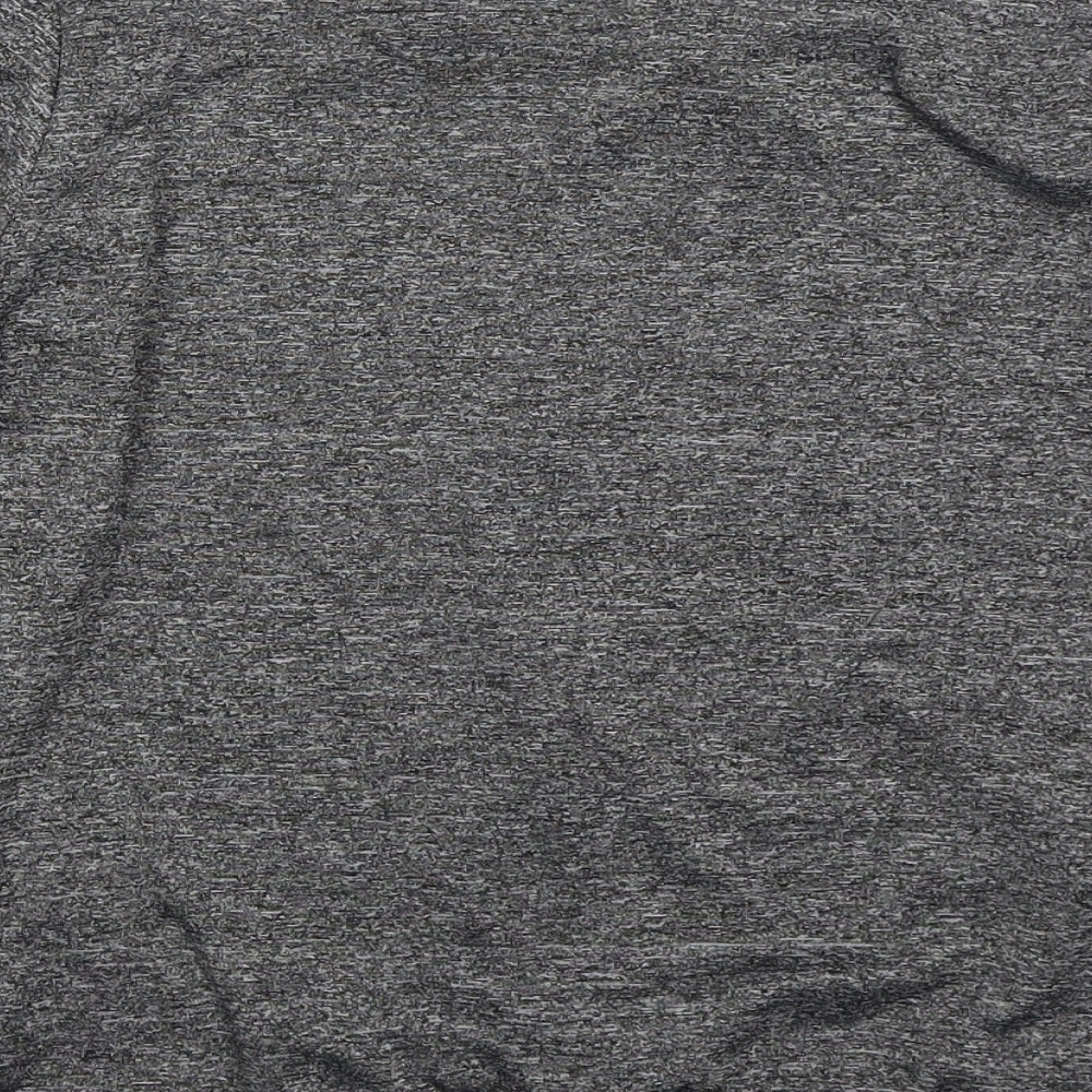 Preworn Boys Grey  Polyester Full Zip Sweatshirt Size L  Zip - Blue