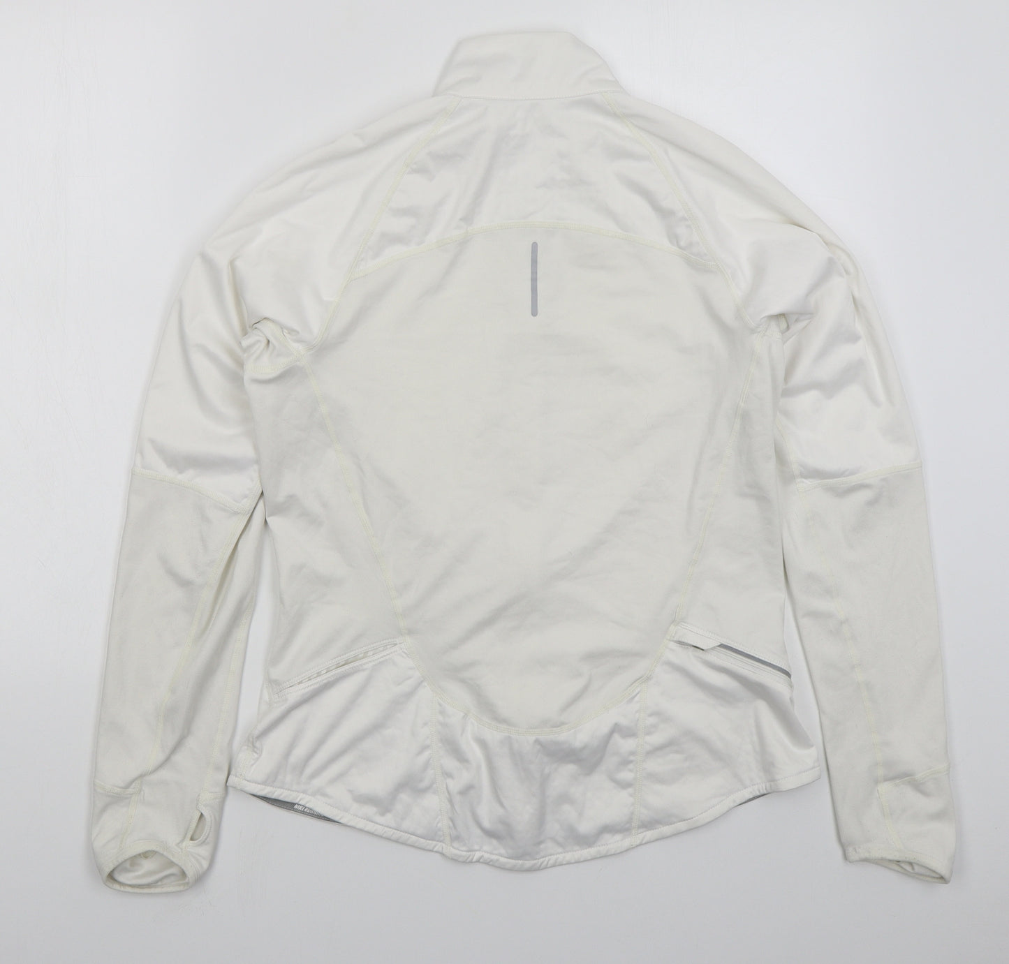 Nike Womens White   Jacket  Size L  Zip