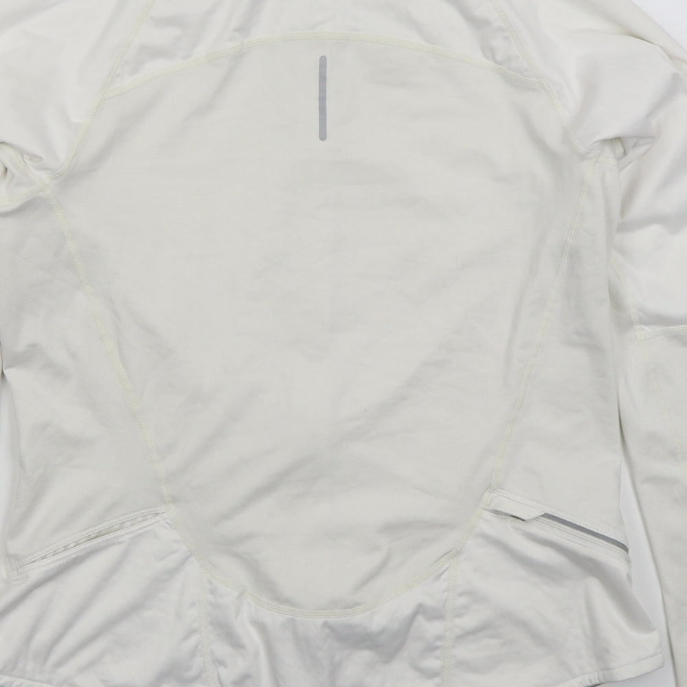 Nike Womens White   Jacket  Size L  Zip