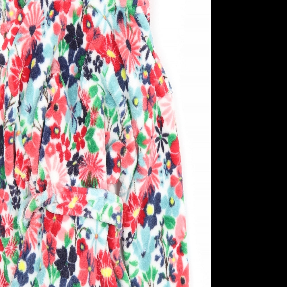 NEXT Girls Multicoloured Floral Polyester Top Gown Size 4-5 Years  Tie