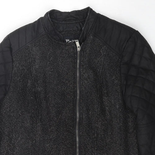 Bx Outerwear Womens Black   Jacket Coat Size 10  Zip