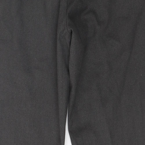 1880 club Mens Grey  Polyester Dress Pants Trousers Size 30 L26 in Classic Zip