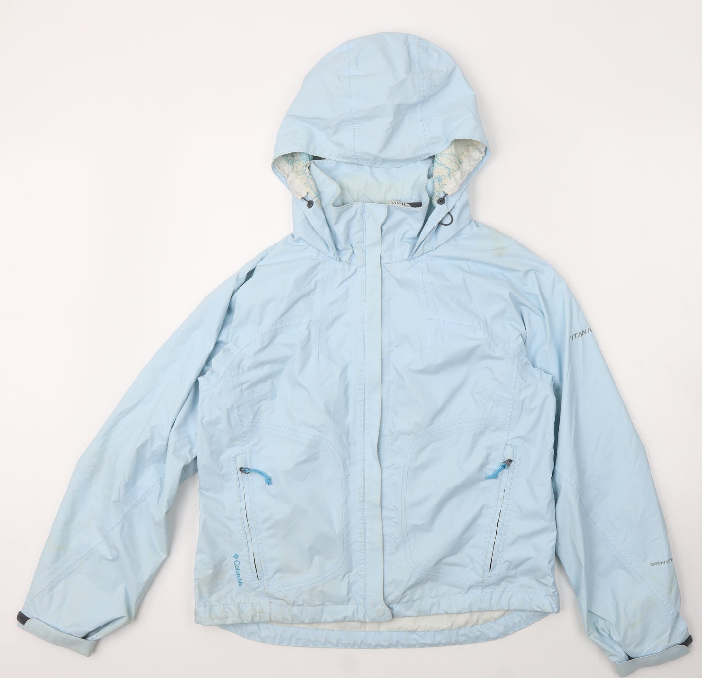 Columbia Womens Blue   Anorak Coat Size M  Zip