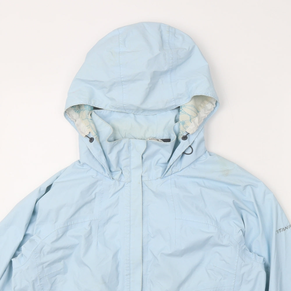 Columbia Womens Blue   Anorak Coat Size M  Zip