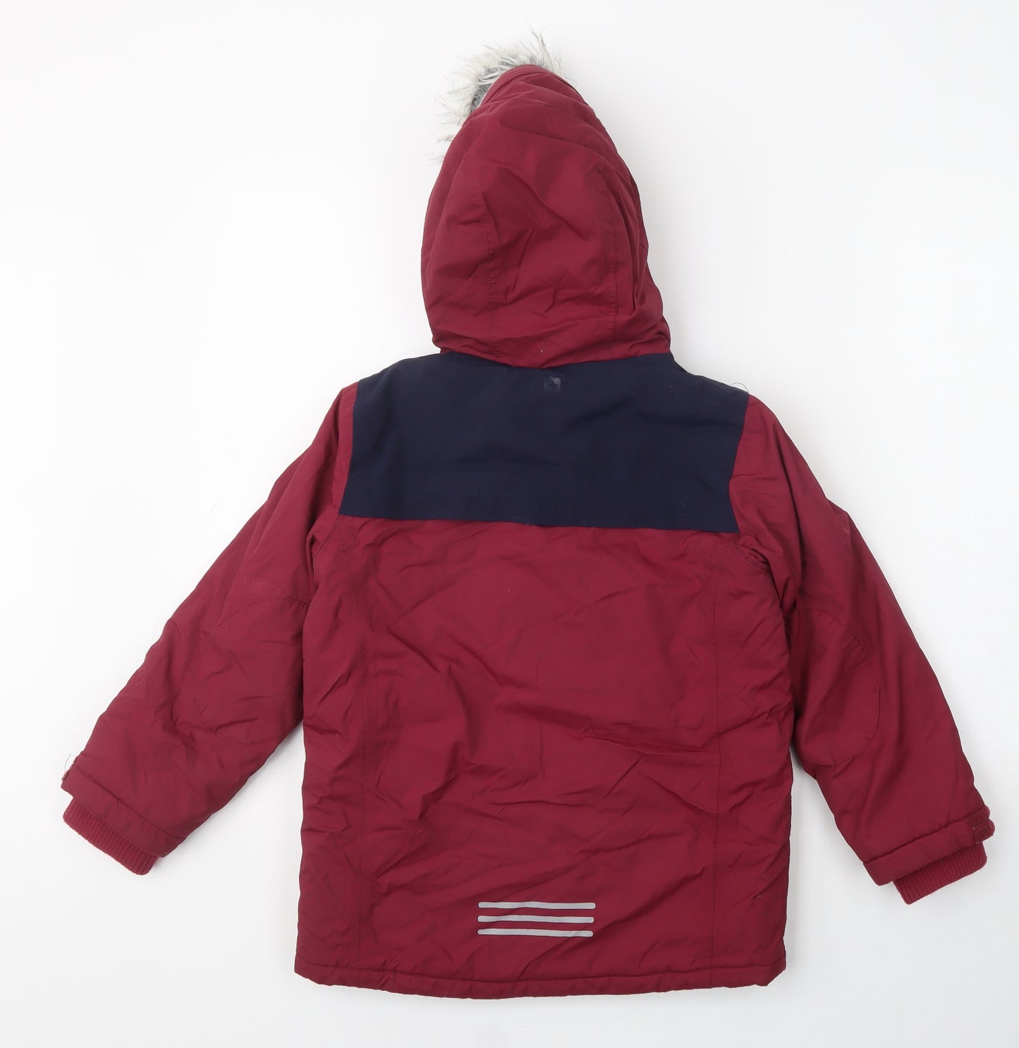Mountain Warehouse Boys Purple   Windbreaker Coat Size 7 Years  Zip