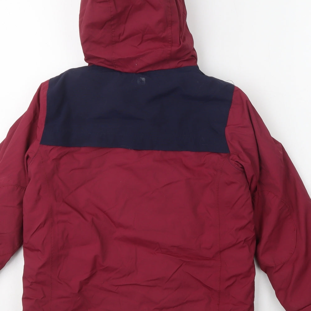 Mountain Warehouse Boys Purple   Windbreaker Coat Size 7 Years  Zip