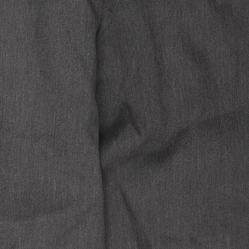 Heritage Womens Grey  Cotton Straight Jeans Size 32 L29.5 in Regular Zip