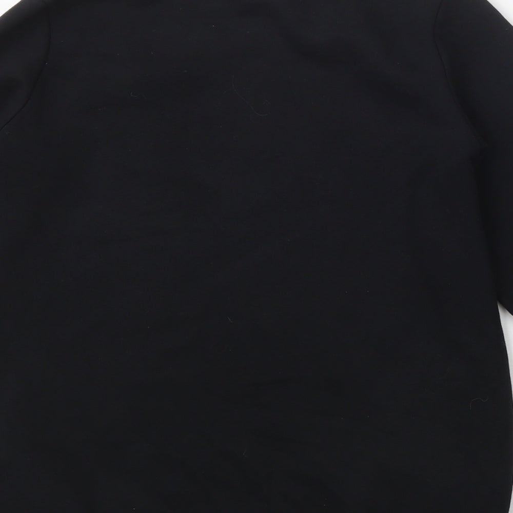 Primark Girls Black Crew Neck  Cotton Pullover Jumper Size 12 Years   - Pineapple Dance Studios