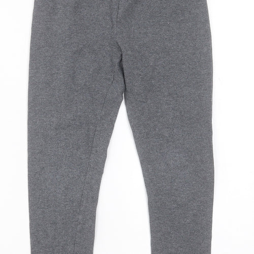 NEXT Girls Grey  Cotton Capri Trousers Size 9 Months  Regular Pullover
