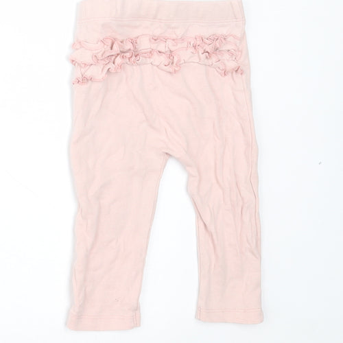 George Girls Pink  Cotton Capri Leggings Size 6-9 Months  Pullover