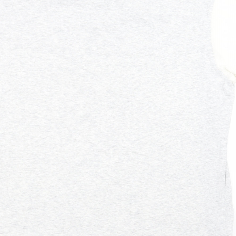 Marks and Spencer Womens Ivory  Cotton Basic T-Shirt Size 18 Crew Neck