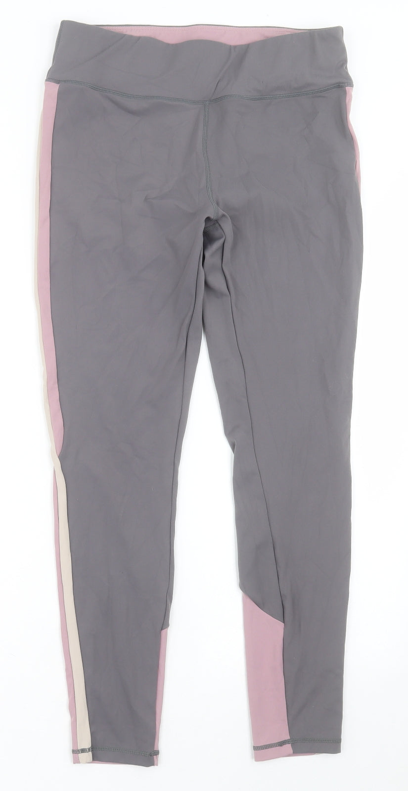 Matalan Womens Purple  Polyamide Capri Leggings Size 12 L28 in Regular Pullover