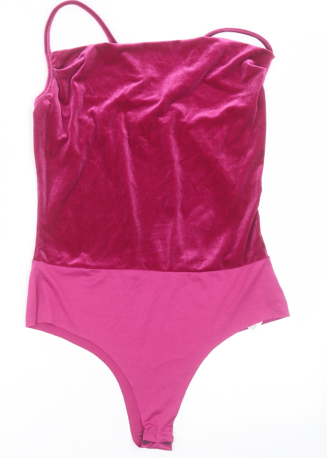 Quiz Womens Purple  Polyester Bodysuit One-Piece Size 14  Button - Cross Back