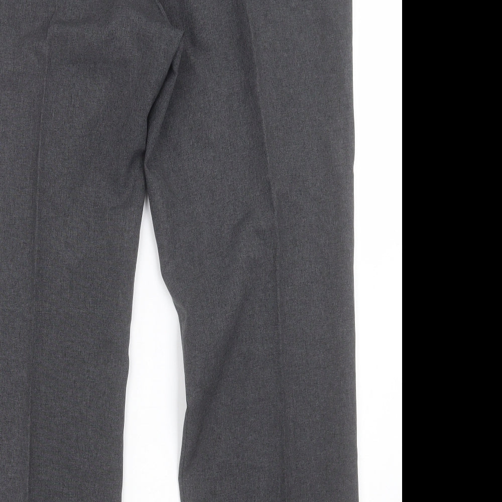 bonmarch Womens Grey  Polyester Trousers  Size 14 L26 in Regular