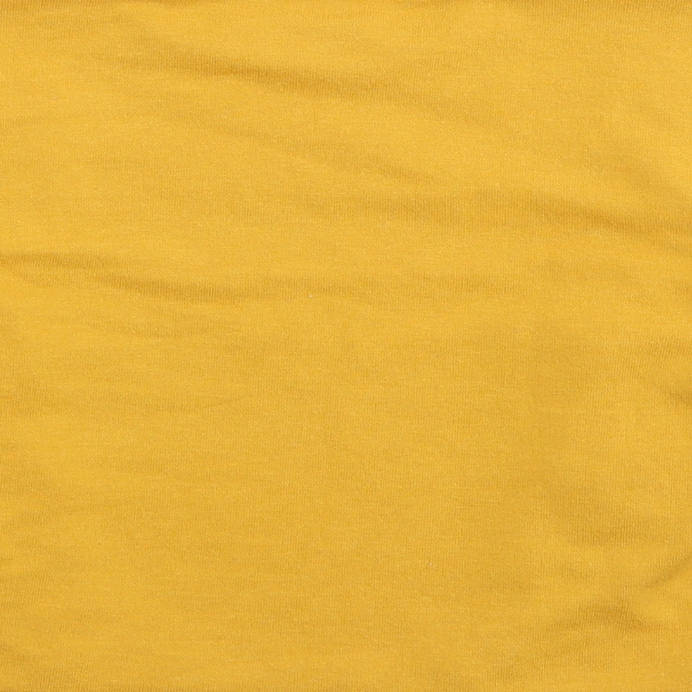 Primark Girls Yellow  Cotton Pullover Sweatshirt Size 4-5 Years