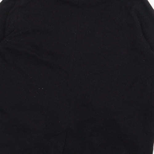 Dorothy Perkins Womens Black  Cotton Jacket Blazer Size 12