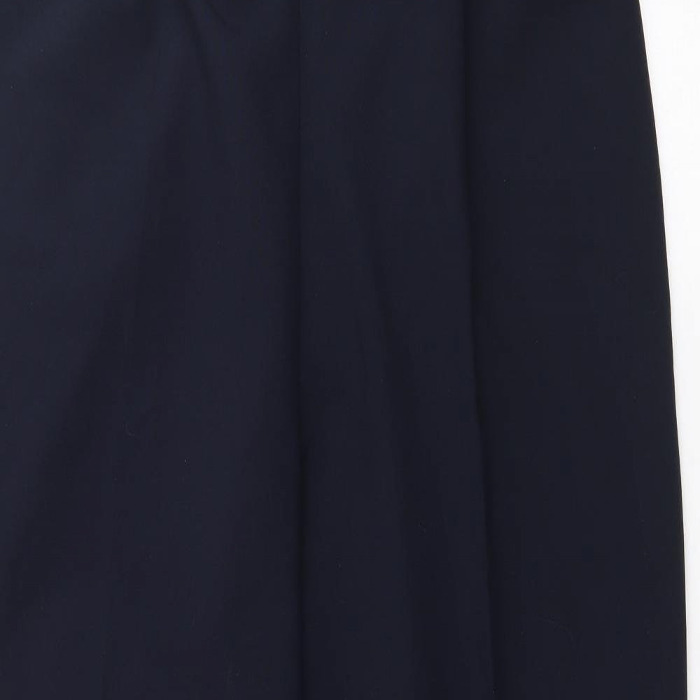 Bonmarché Womens Blue  Polyester Trousers  Size 20 L27 in Regular