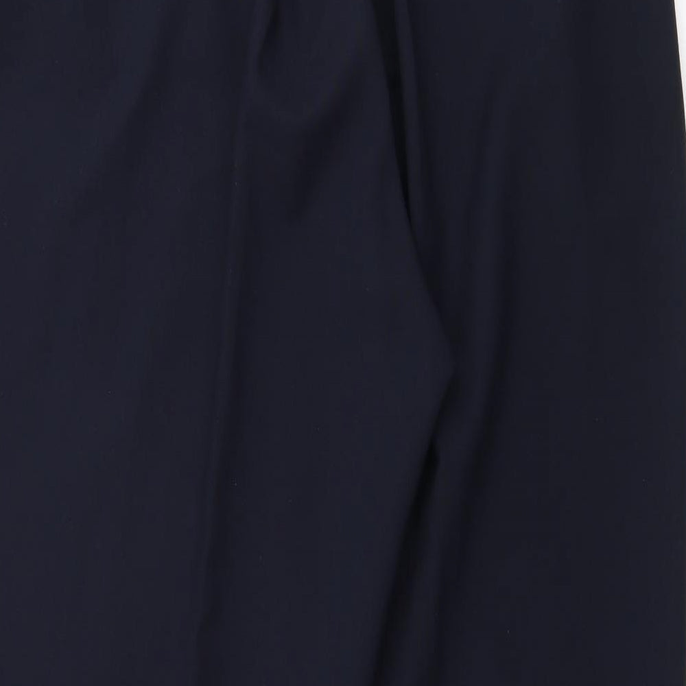 Bonmarché Womens Blue  Polyester Trousers  Size 20 L27 in Regular
