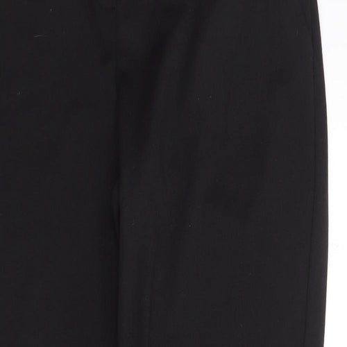 Classic Womens Black  Polyester Trousers  Size 14 L25 in Regular