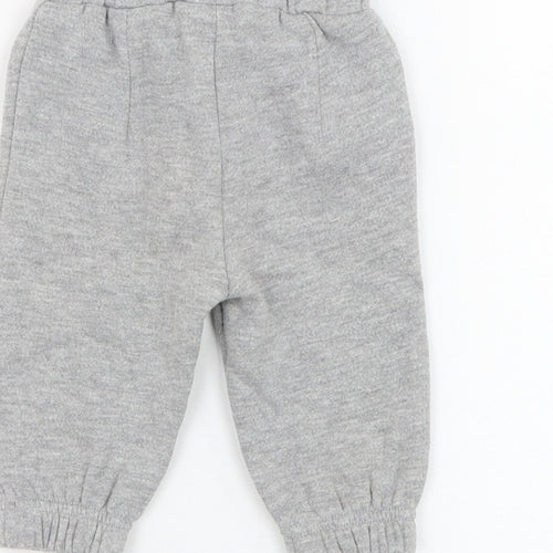 Disney Baby Girls Grey  Polyester Jogger Trousers Size 3-6 Months  Pullover - Heart
