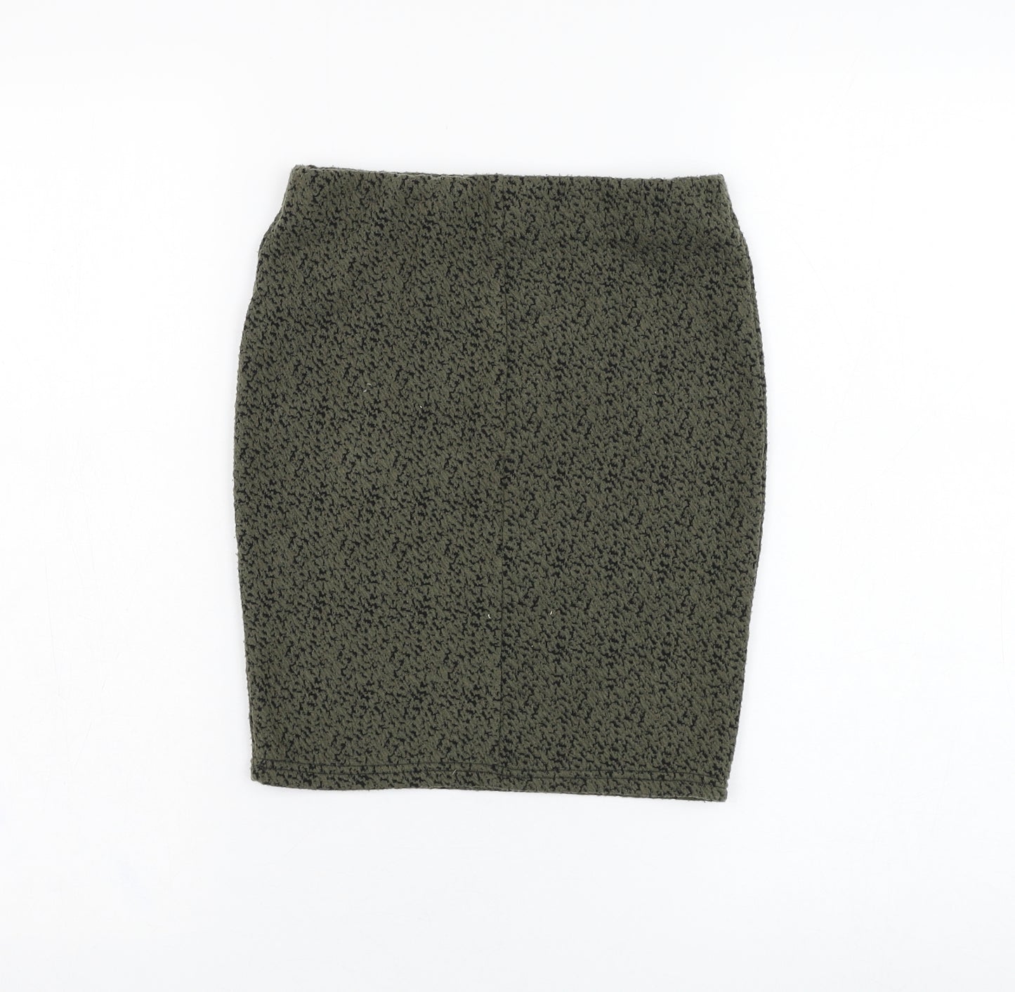Primark Womens Green  Polyester Straight & Pencil Skirt Size 4