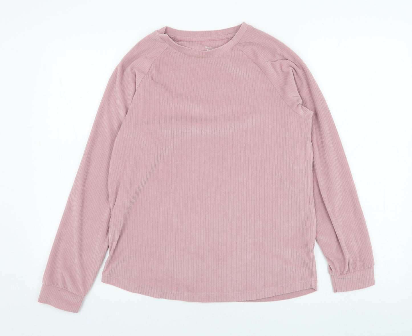 Primark Womens Pink  Polyester Pullover Sweatshirt Size 6  Pullover - Loungewear