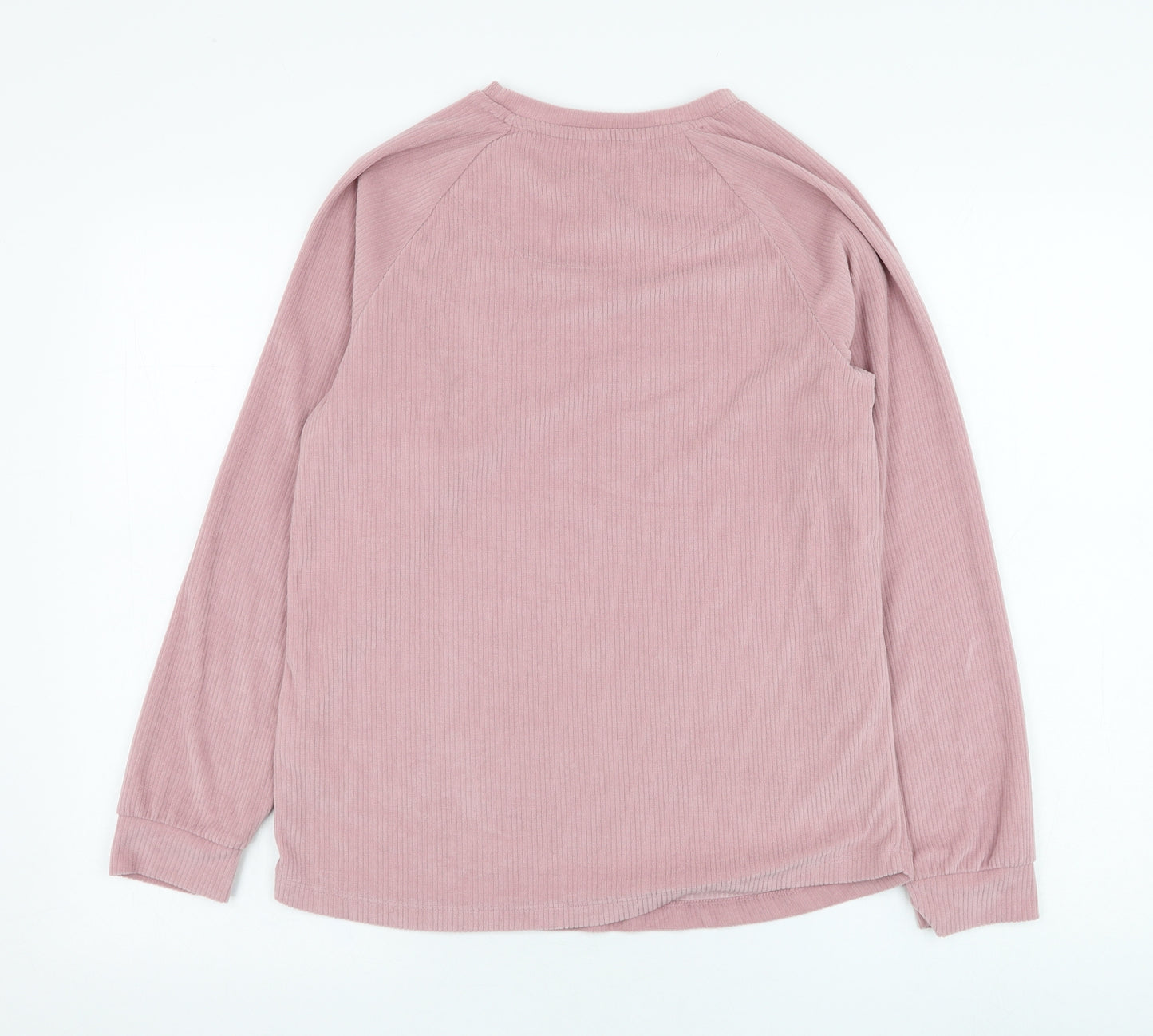 Primark Womens Pink  Polyester Pullover Sweatshirt Size 6  Pullover - Loungewear