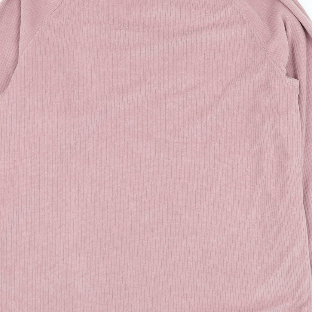 Primark Womens Pink  Polyester Pullover Sweatshirt Size 6  Pullover - Loungewear