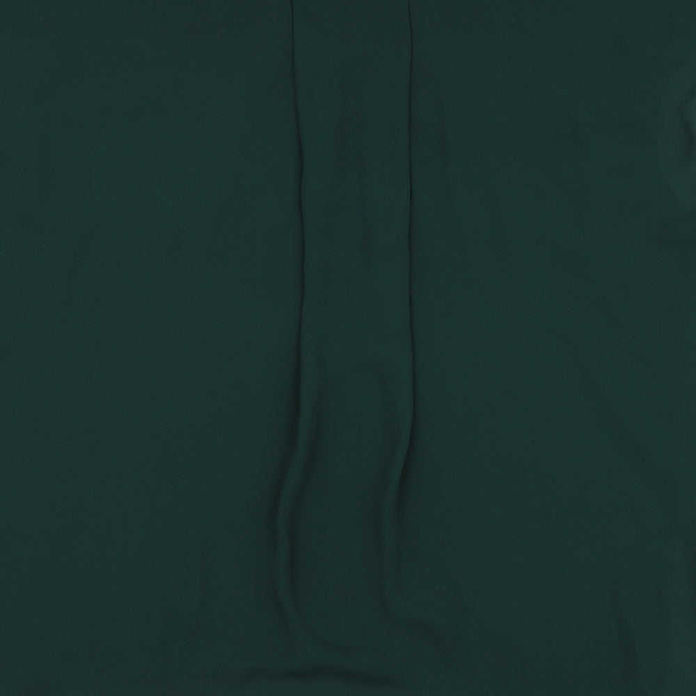 NEXT Womens Green  Polyester Basic Blouse Size 16 Collared