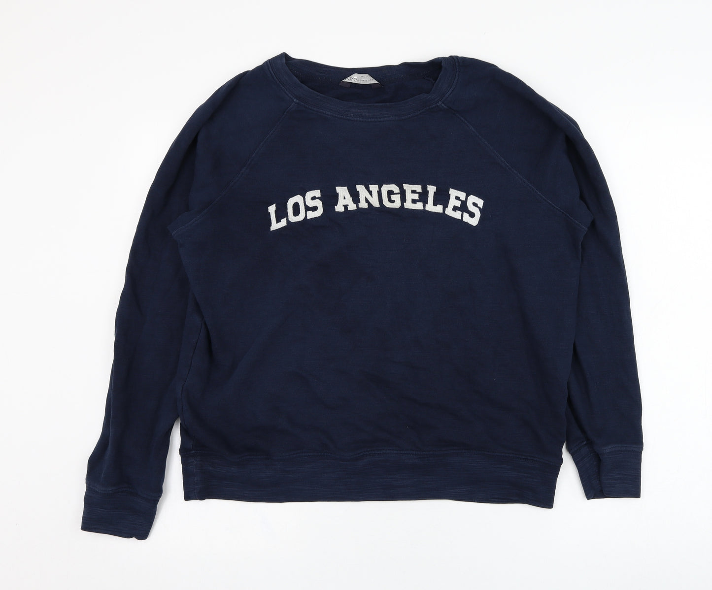 Marks and Spencer Womens Blue  Cotton Pullover Sweatshirt Size 16  Pullover - Los Angeles