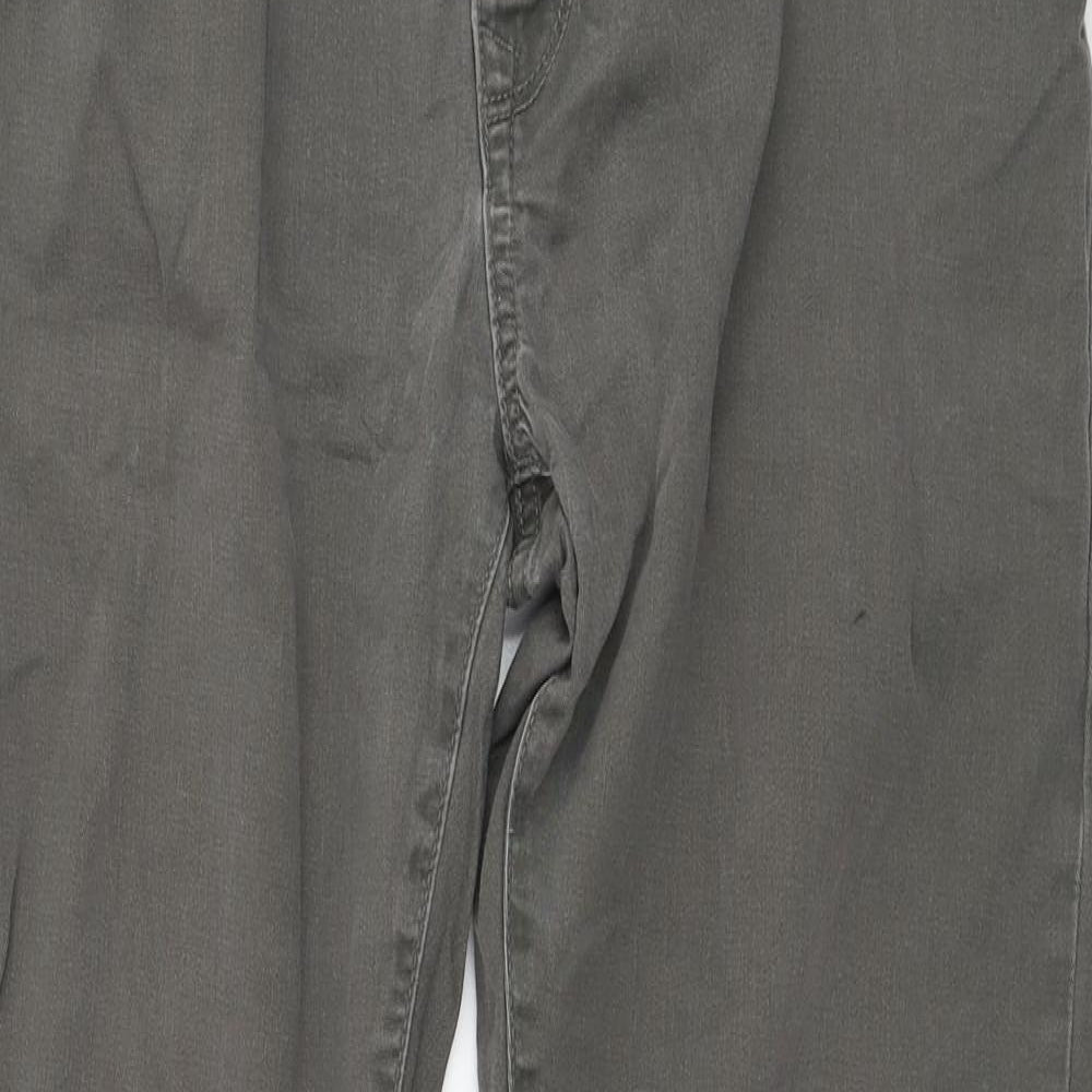 Gap Mens Grey  Cotton Straight Jeans Size 31 in L30 in Regular Zip