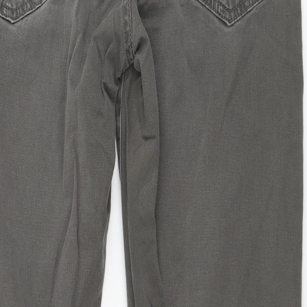 Gap Mens Grey  Cotton Straight Jeans Size 31 in L30 in Regular Zip