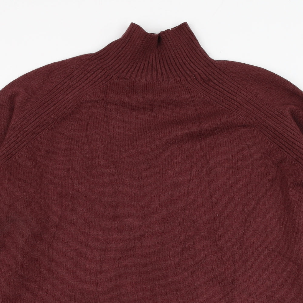 NEXT Mens Red  Viscose Pullover Sweatshirt Size M