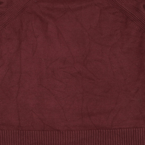 NEXT Mens Red  Viscose Pullover Sweatshirt Size M