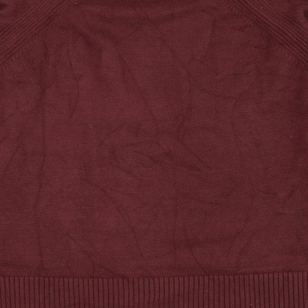 NEXT Mens Red  Viscose Pullover Sweatshirt Size M