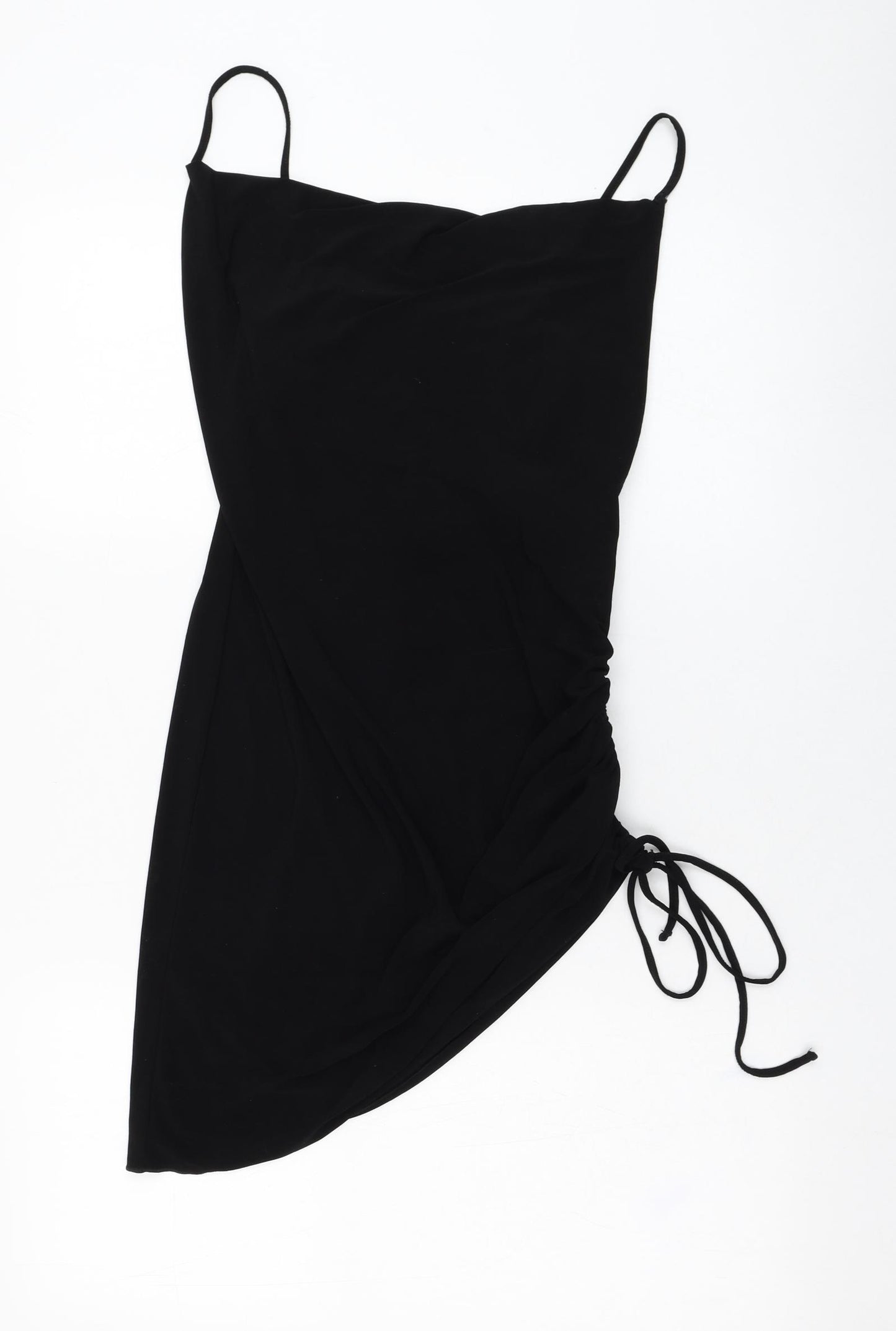 Cameo Rose Womens Black  Polyester Slip Dress  Size 8  Square Neck Pullover
