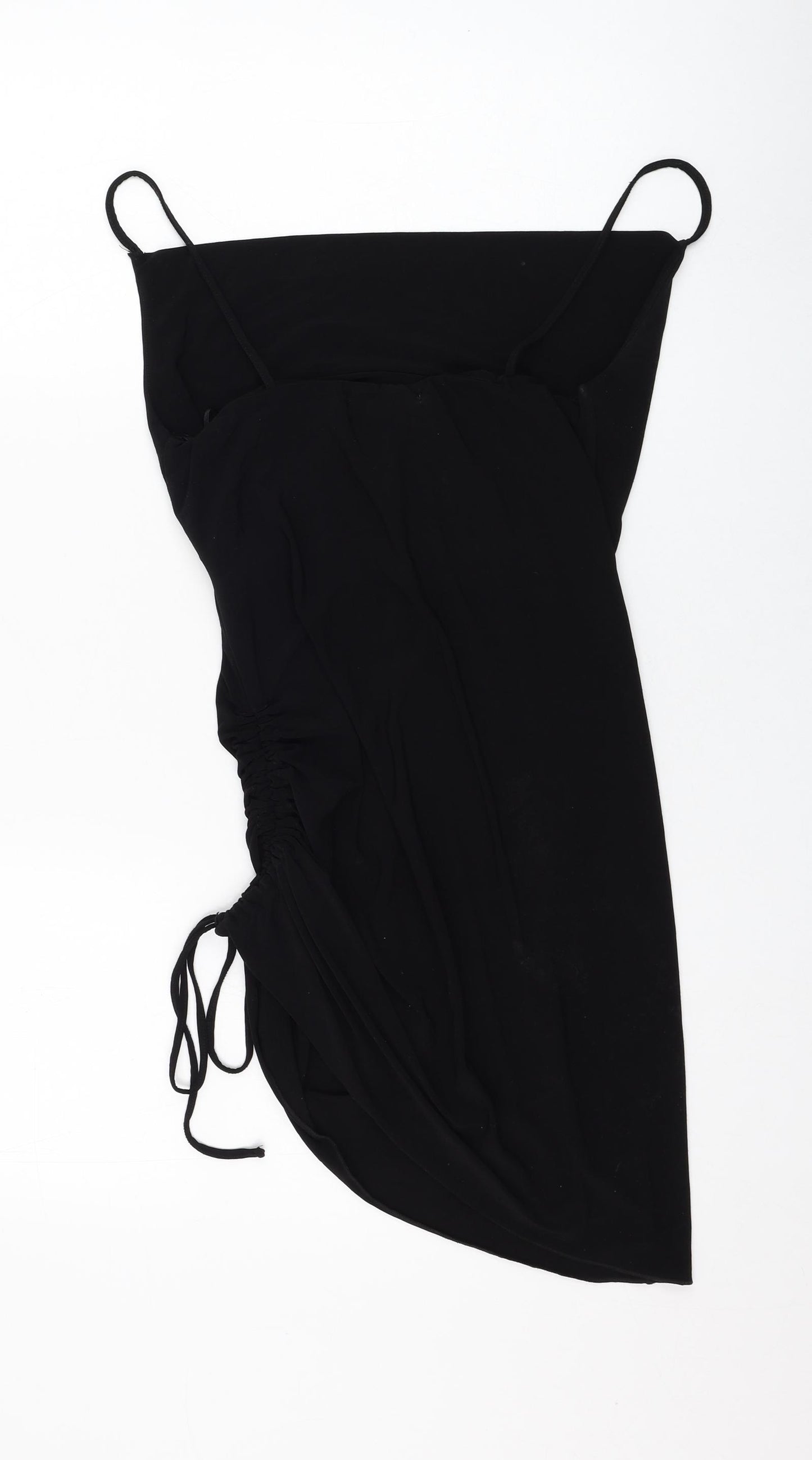 Cameo Rose Womens Black  Polyester Slip Dress  Size 8  Square Neck Pullover